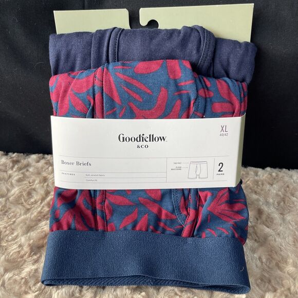Goodfellow Men’s Boxer Briefs Tag Free Comfort Fit XL 2 PR New - Picture 1 of 4
